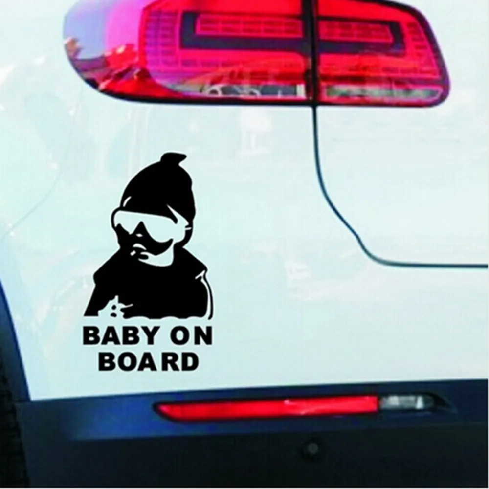 

Детская Наклейка на борт кузова автомобиля Светоотражающая индивидуальная наклейка предупреждающий знак хвост креативная модная наклейка украшение