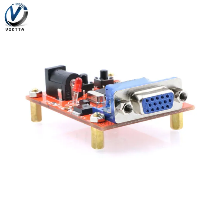 Генератор сигналов VGA тестер с ЖК дисплеем 7 12 В источника входного сигнала