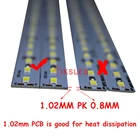 Горячая распродажа 10 шт. супер яркий Жесткий барный светильник DC12V 50 см 36 led SMD 5730 алюминиевый сплав светодиодный светильник, красный, синий, зеленый цвет
