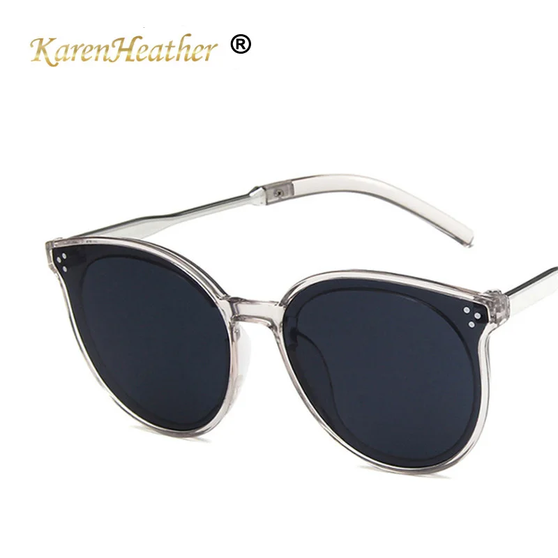 KarenHeather 2019 новый тренд Модные солнцезащитные очки кошачий глаз женские фирменные