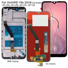 Display For Huawei Y6s JAT-L29/LX3/LX1/L41 Lcd Display Touch Screen Replacement For Huawei Y 6s 2019 Display Tested Lcd Screen