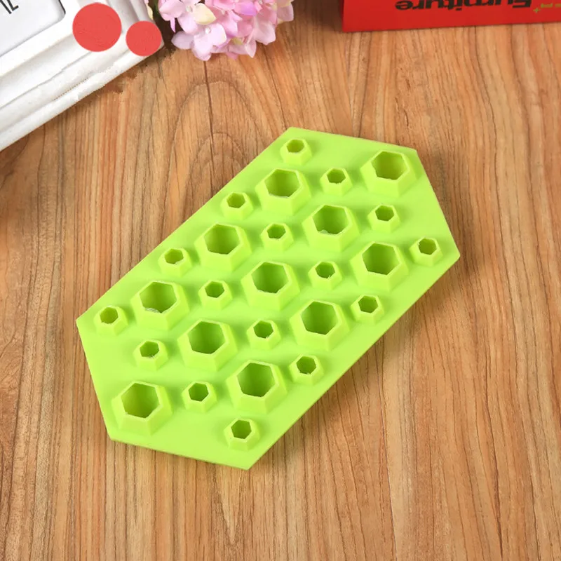 3D Diamonds Gem Cool Ice Cube Chocolate Soap Tray Mold Silicone Fodant Moulds Cream Tools For Makers |