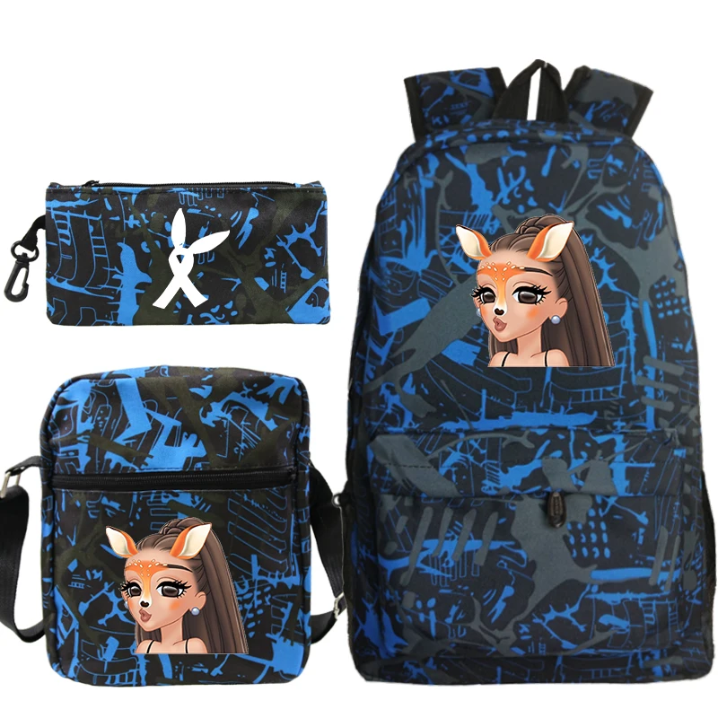 Модная сумка Mochila Ariana Grande, рюкзак с принтом, школьная сумка для мальчиков и девочек, дорожная сумка, рюкзак для ноутбука-подростка, пеналы для ручек