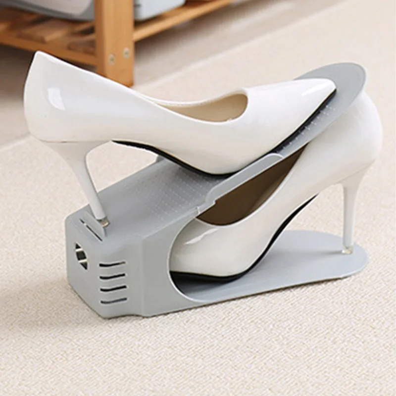 10 шт. прочный регулируемый Вешалка для обуви Организатор обувь Поддержка слот