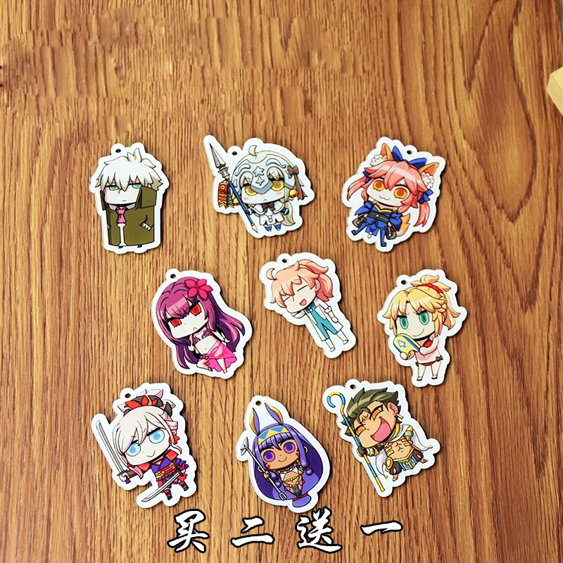 Косплей горячая аниме Fate/Grand Order Жанна д 'Арк акриловый брелок маленький кулон