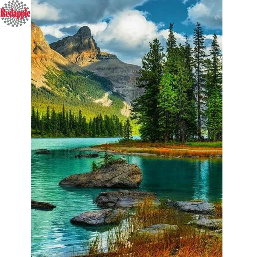 Алмазная 5D Вышивка сделай сам полная выкладка из квадратных страз с изображением