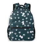 Рюкзак, Повседневная дорожная сумка, школьная сумка с принтом в виде кошек и лап, модная Наплечная Сумка для девочек-подростков