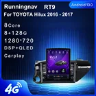 Runningnav для TOYOTA Hilux 2016 2017 Tesla Тип Android автомобильное радио мультимедийный видеоплеер навигация GPS