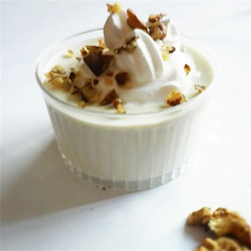 10 шт. чашки для торта инструменты выпечки Tiramisu мусс пластиковая чашка Квадратный