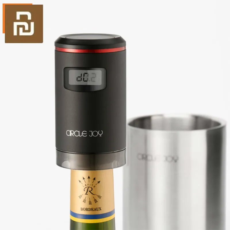 Умная автоматическая вакуумная пробка Circle Joy для сохранения красного вина