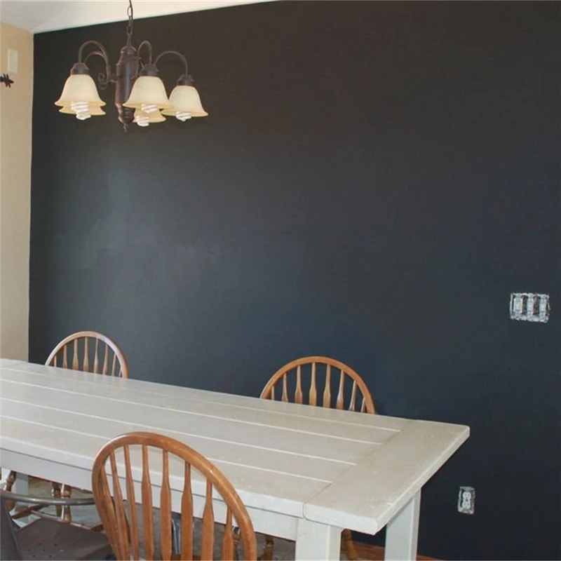 Меловая доска 200*60 см самоклеящаяся черная Настенная Наклейка Водонепроницаемый Съемный многоразовый