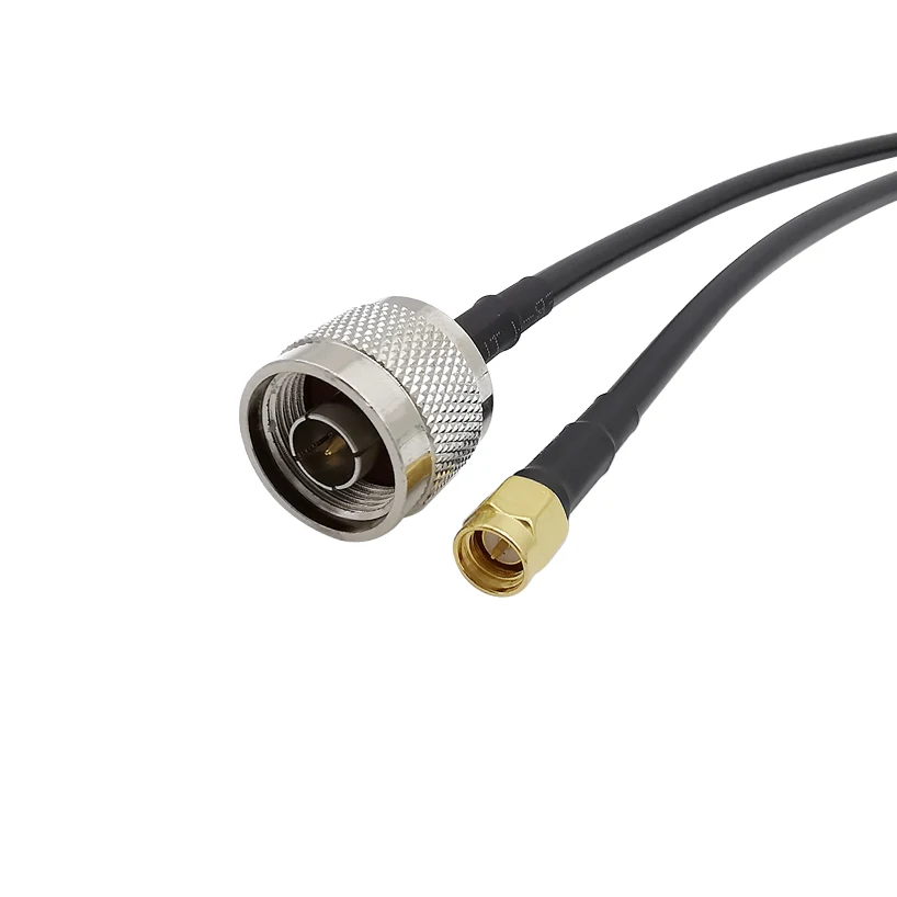 Коаксиальный Удлинительный кабель штекер с разъемом N на разъем SMA РЧ