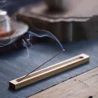 Бамбуковый держатель для благовоний, маленькая декоративная палочка в стиле ретро для снятия давления, подставка для благовоний, линейный держатель для благовоний