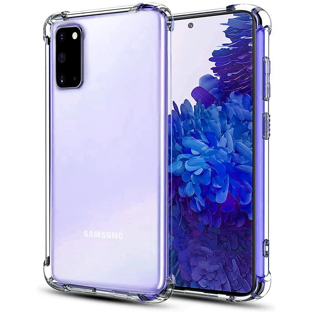 Роскошный Гибридный прозрачный чехол для Samsung A21s A71 A51 A31 A11 A91 жесткий мягкий A7 A9 2018