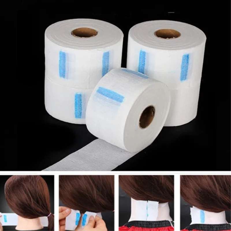 1 рулон рулонной бумаги для профессиональной резки волос салон одноразовый