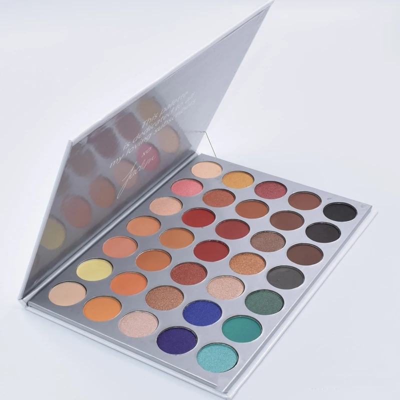 Новое поступление очаровательные тени для век 35 цветов Палитра Макияж матовые
