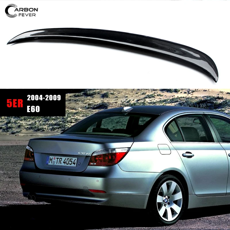 Задний спойлер для багажника из углеродного волокна BMW 5 серии E60 седан 2004-2009 дека