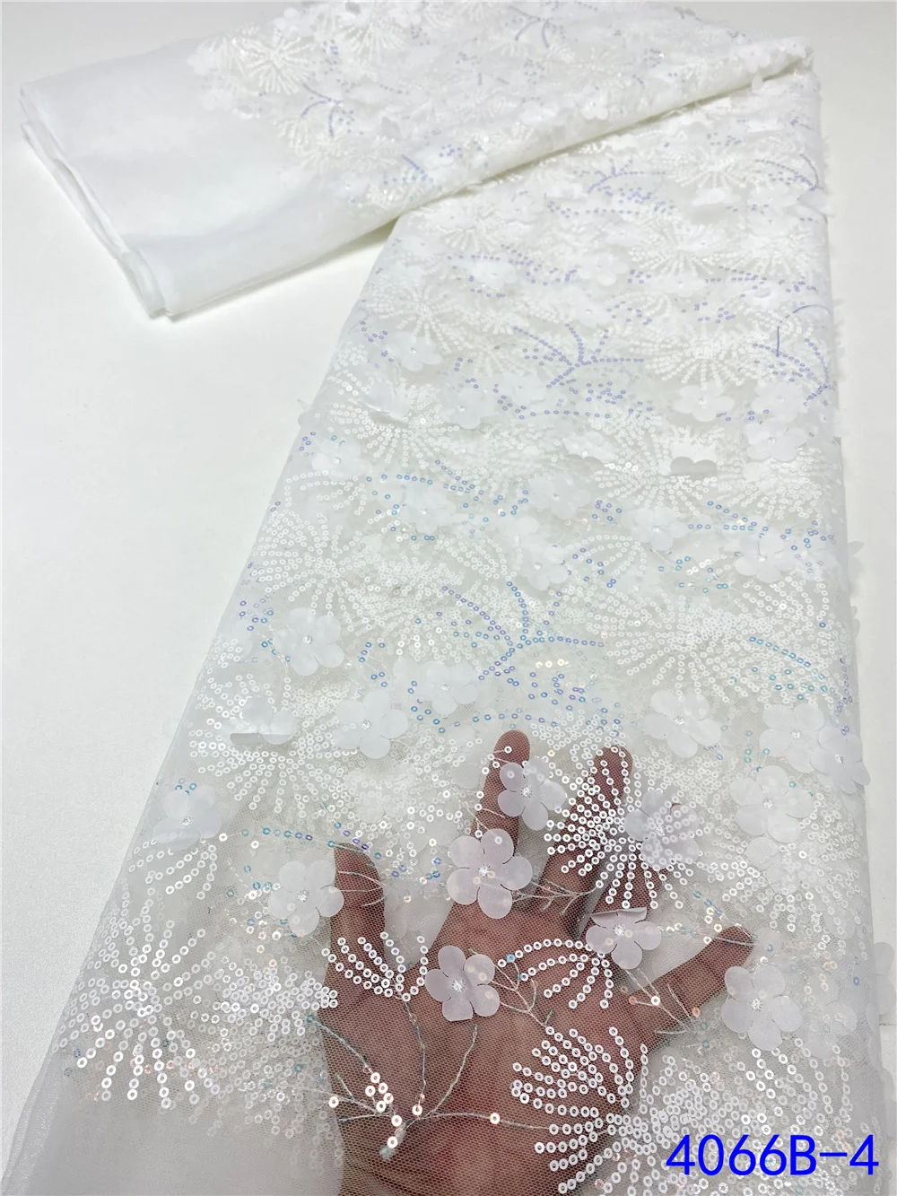 

XIYA, африканская кружевная ткань, белая 2021 нигеривечерние вечерняя одежда Asoebi, швейный материал, блестки, вышивка, французское Сетчатое круж...