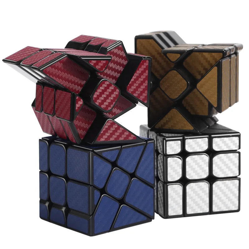 Moyu Cubing классный куб из углеродного волокна Hotwheel Забавный скрученный волшебный