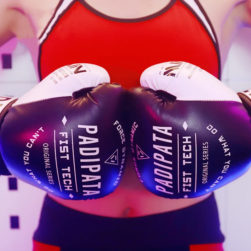 

ПУ Каратэ Муай Тай Guantes De Boxeo 2021 Кикбоксинг перчатки для мужчин женщин мужчин свободный бой ММА Санда обучение взрослых детское оборудование...