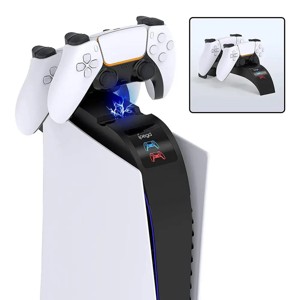 dual fast charger for ps5 wireless controller usb charging dock station stand with led for sony playstation 5 joystick gamepad free global shipping