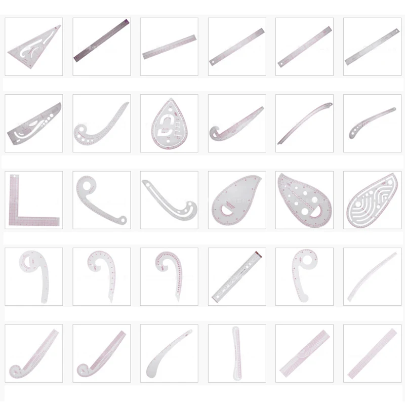 Многофункциональная линейка для изготовления узоров одежды резки клетки двора