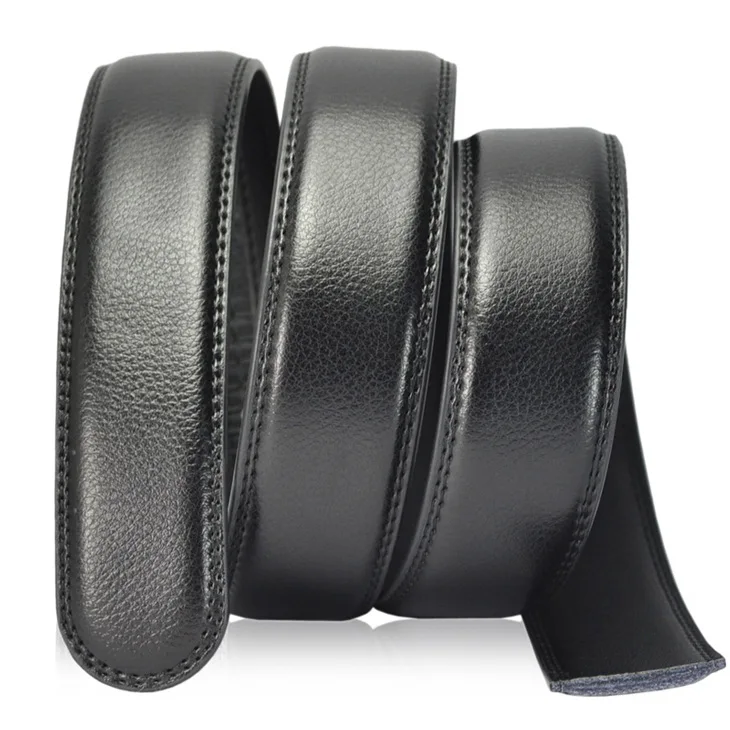 

Fashion Luxury Glod Alloy Automatic Pu Belt Buckles for Men's LeatherWaist Belts for Men Pants Buckles 3.5cm Ratchet Accessories