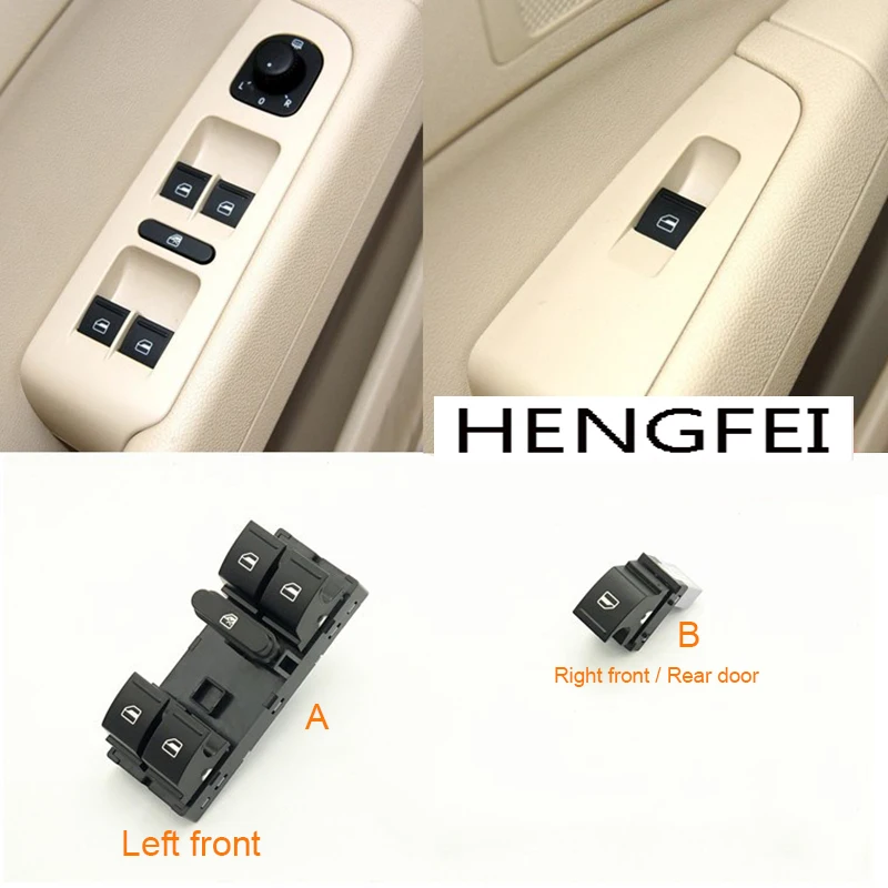 Автомобильные аксессуары HENGFEI переключатель управления окном автомобиля для Skoda