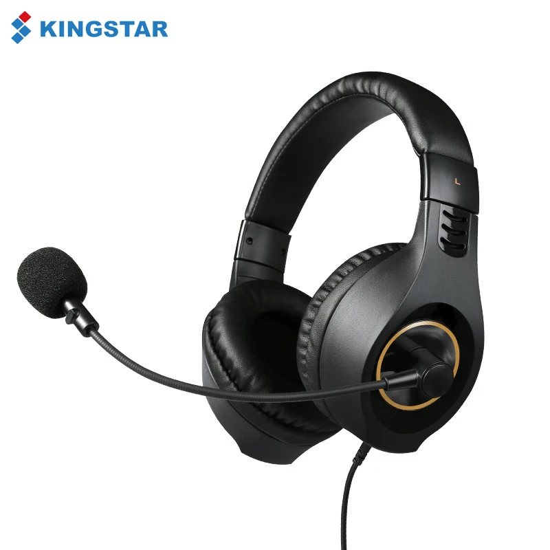 

Проводные стереонаушники KINGSTAR с микрофоном и регулировкой громкости, мягкие компьютерные наушники для колл-центров, деловые наушники для р...