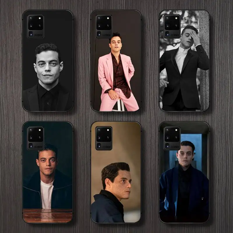 

Rami Said Malek American actors Phone Case For Samsung galaxy A S note 10 12 20 32 40 50 51 52 70 71 72 21 fe s ultra plus