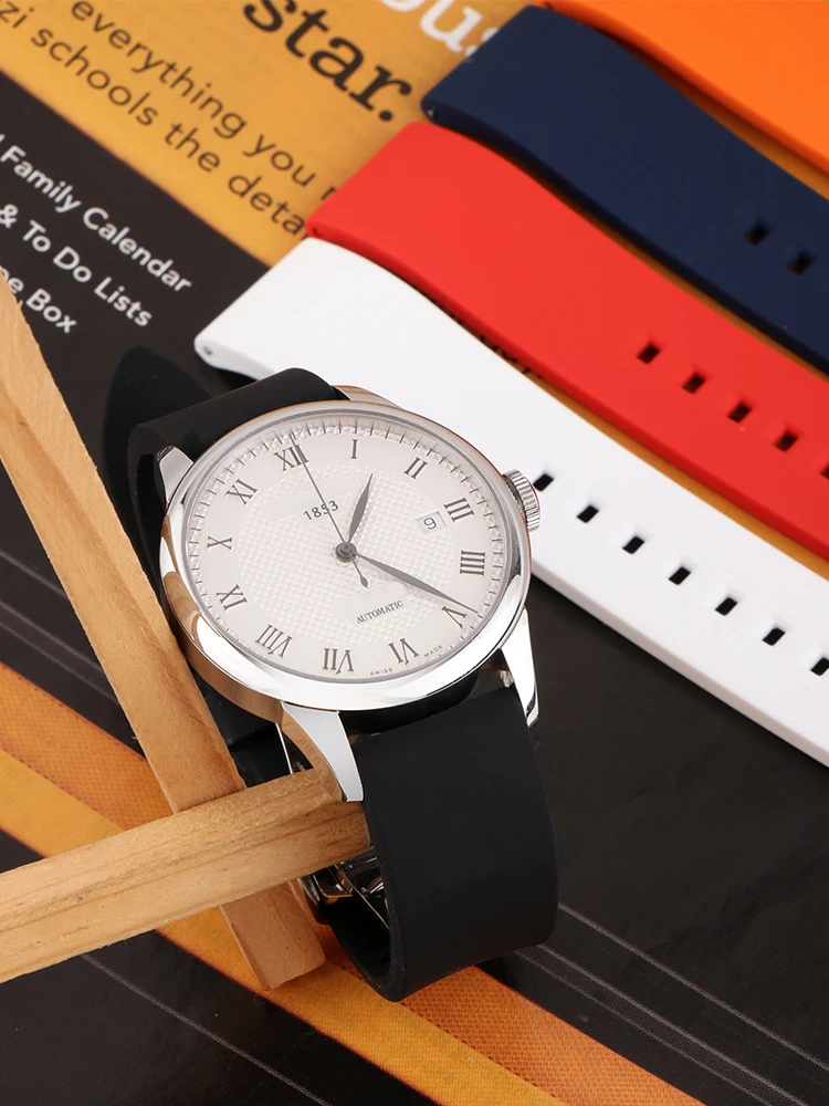 Ремешок силиконовый для наручных часов мягкий резиновый браслет Apple Watch при