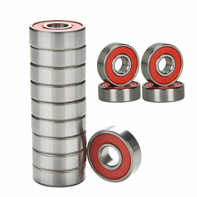 

Подшипники из нержавеющей стали ABEC 9, красные, серебристые, 1 шт.