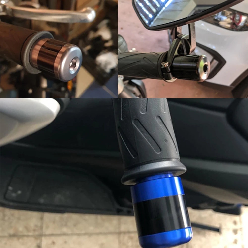 MT 07 FZ Motorcycles Handlebar Grip Plug Slider Handle Bar Ends For YAMAHA MT07 MT-07 FZ07 2014-2021 2015 2016 2017 2018 2019 | Автомобили