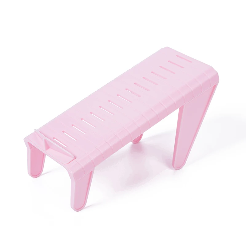 Скандинавская цветная цельная полка для обуви Регулируемая хранения экономит двойное пространство