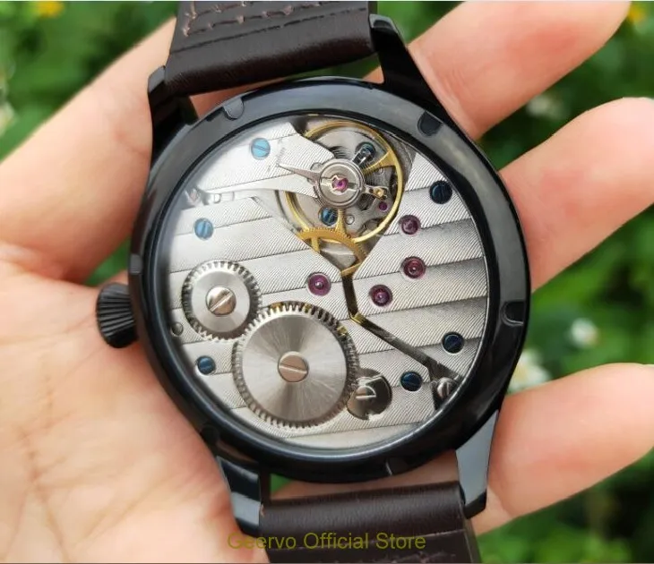 Сапфировое стекло или минеральное 44 мм синий циферблат Азиатский 6497