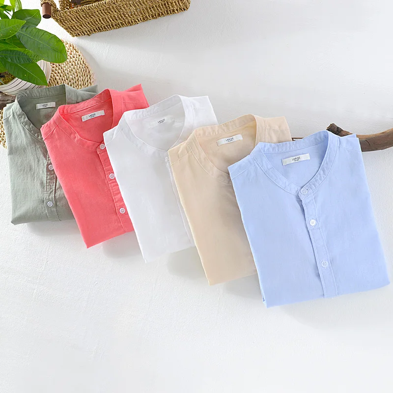 Новый стиль Белая рубашка мужская повседневная футболка с длинным рукавом для