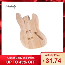 Muslady JB-T02 незавершенный корпус гитары diy части Platane деревянный пустой корпус гитары для JB стиль бас гитары аксессуары для гитары