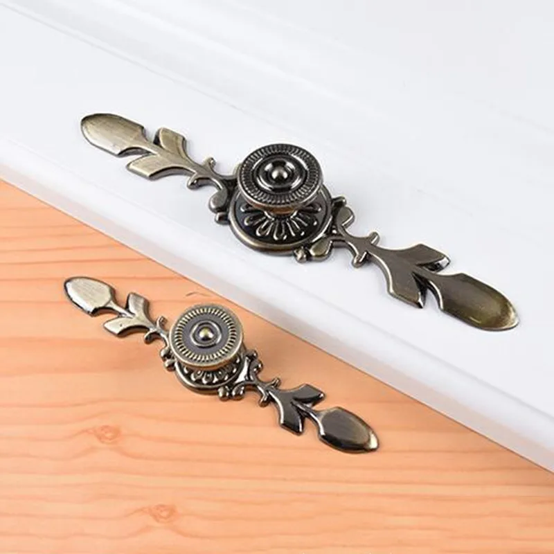 KK & FING европейские бронзовые ручки для кухонных шкафов современные из