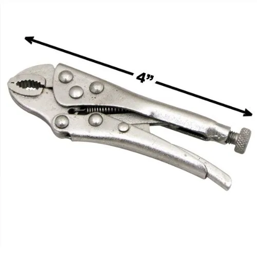 3 шт. мини фиксирующие плоскогубцы тисков 5 дюймов длинные прямые волосы 4 Дюйма