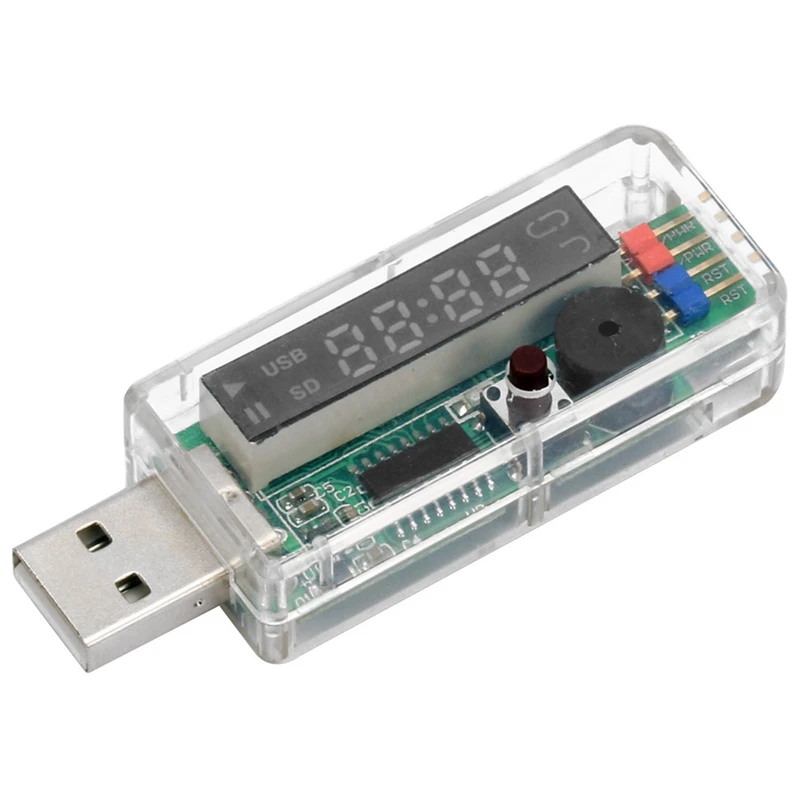 

USB Watchdog USB адаптер Watchdog карта со светодиодный ным экраном Автоматическая циклическая работа для майнинга биткоинов BTC