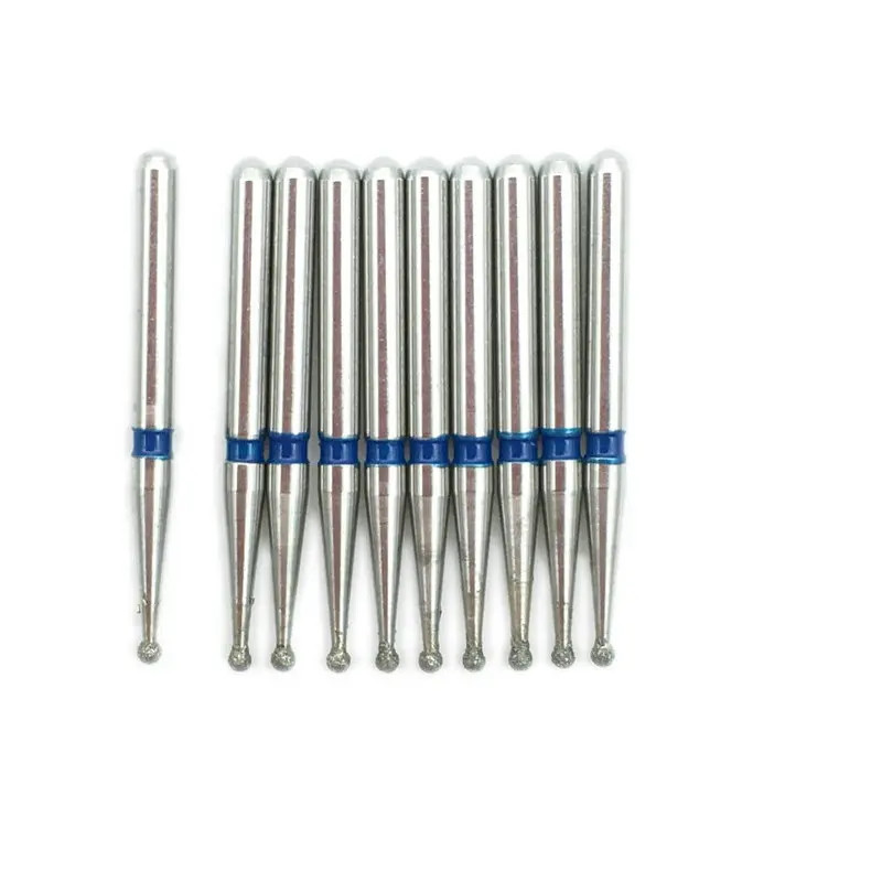 Высокое качество Стоматологические алмазные боры сверла мяч круглый Тип Средний