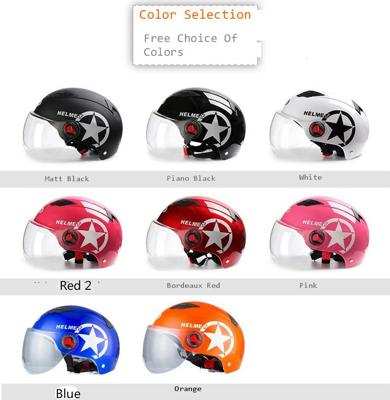 Летний мотоциклетный шлем с полузащитным покрытием ветрозащитная Крышка для