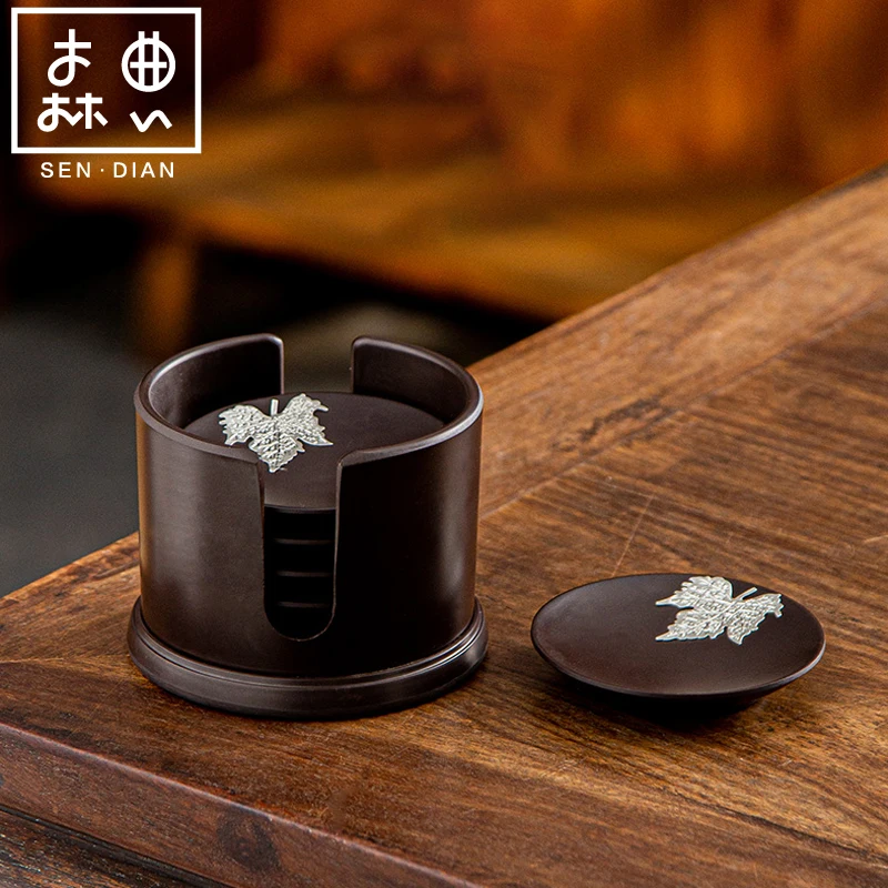 SENDIAN креативный твердый семейный набор деревянная чайная подставка изоляционных