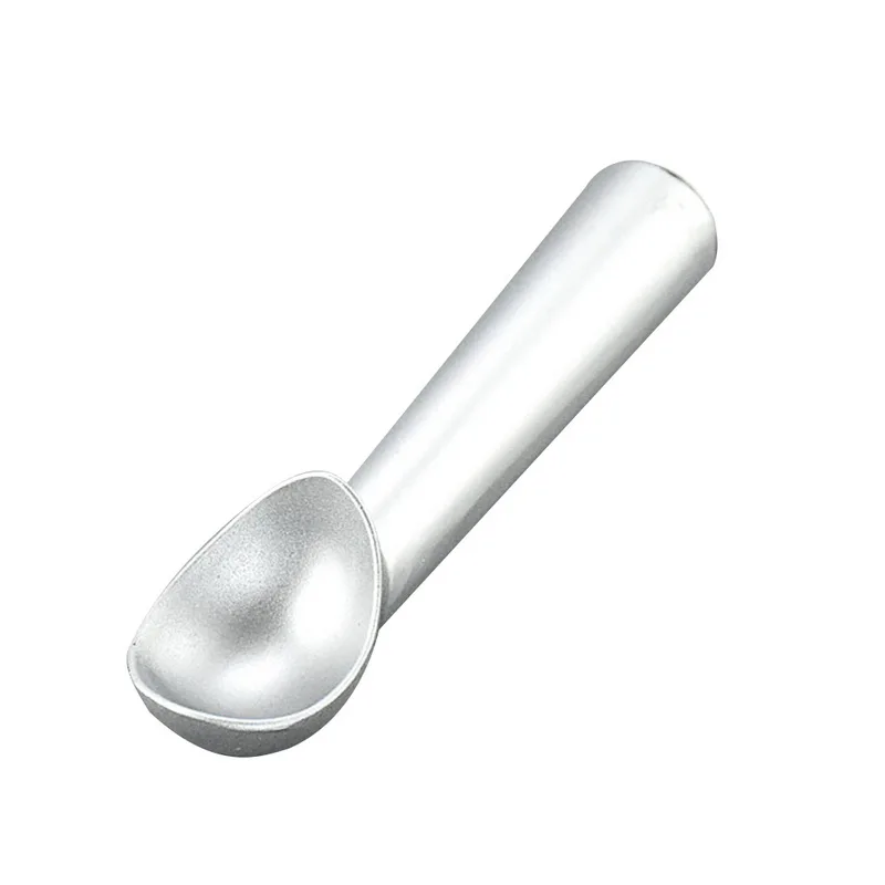Hoomall Stainless Steel Ice Cream Spoon Portable Aluminum Alloy Non-stick Anti-feeze Ice Cream Baller Scoop Home Kitchen Tools - Цвет: 180x42mm sliver