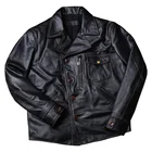 DS500 Rock может поворачиваться для чтения описания! Супер предложение! Стильная куртка из натуральной коровьей кожи хорошего качества азиатского размера