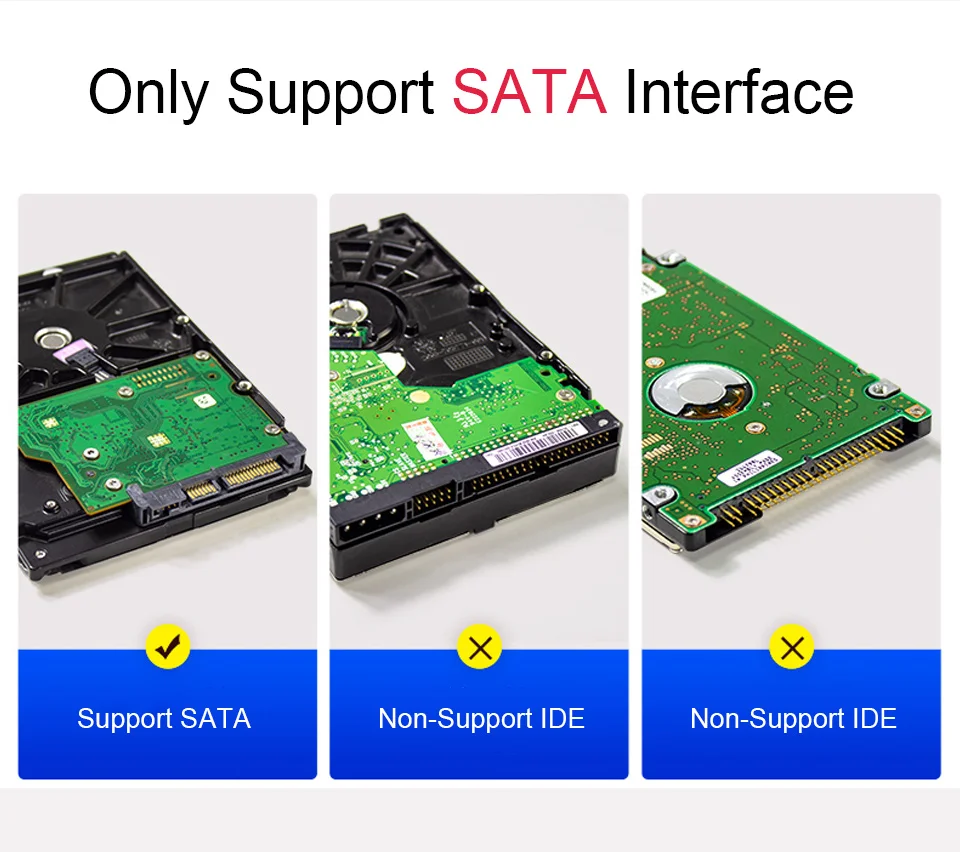 Алюминиевый корпус Uneatop 3,5 дюйма sata чехол для жесткого диска sata Корпус для жесткого диска 5,25 дюйма корпус для жесткого диска