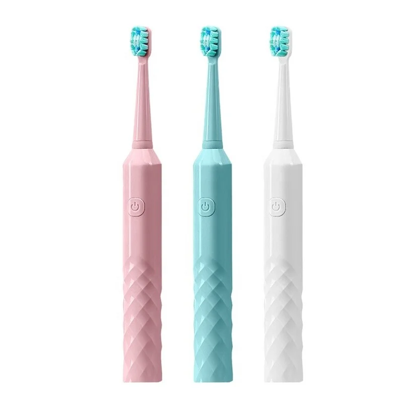 PT4S Adult Slim Waterproof Automatic Sonic Electric Vibration USB Charging Rechargeable Toothbrush