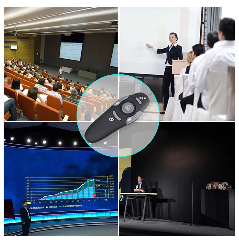 PPT Laser Pointer Slide Presenter Red Light High Power Lazer Wireless USB Pen Beam For Teacher |