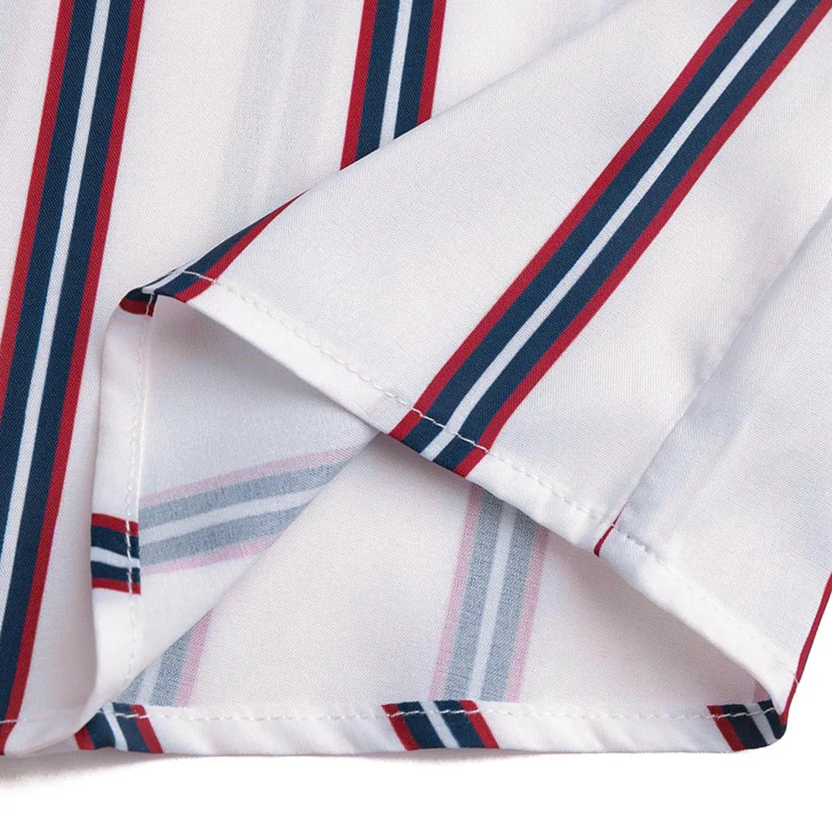 

Men's Short Sleeve Shirt Classic Summer Hawaii Beach Daily Casual Work Lapel Striped Printed Tops 2021 New