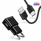 Сетевой адаптер USB Type-c, 5 В, 2 А, для Samsung A12, A32, A52, A72, 5G, S10, S9, S8 Plus, A51, A71, мобильный телефон